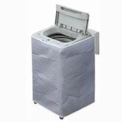 TELO COPRI LAVATRICE COPERTURA CARICA ALTA UNIVERSALE IN PEVA 55X58X87CM 52758