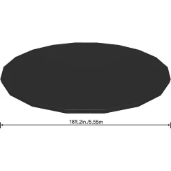 TELO DI COPERTURA PVC PER PISCINA FUORI TERRA DA 549 CM CON FORI DRENAGGIO 58039