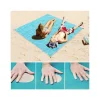 TELO MARE ANTI SABBIA SAND FREE MAT RIMUOVI SABBIA TELO UTILE PIC-NIC CAMPEGGIO