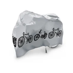 TELO PROTETTIVO BICICLETTE BICI MOTO SCOOTER IMPERMEABILE 185X97 GRIGIO LAVABILE
