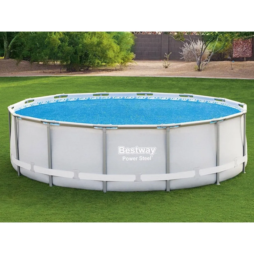 TELO TERMICO ROTONDO PER PISCINA 457/427CM FAST SET STEEL MAX POWER STEEL 58252