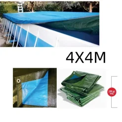TELONE RAFIA 100GR COPERTURA PER PISCINA 4X4MT IMPERMEABILE RESISTENTE OCCHIELLI 401785