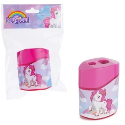 TEMPERAMATITE OVALE A 2 FORI CON SERBATOIO UNICORNO CANCELLERIA SCUOLA BAMBINE 737861