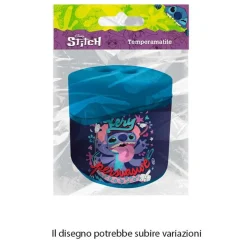 TEMPERAMATITE OVALE A 2 FORI CON SERBATOIO STITCH CANCELLERIA SCUOLA BAMBINI 960504