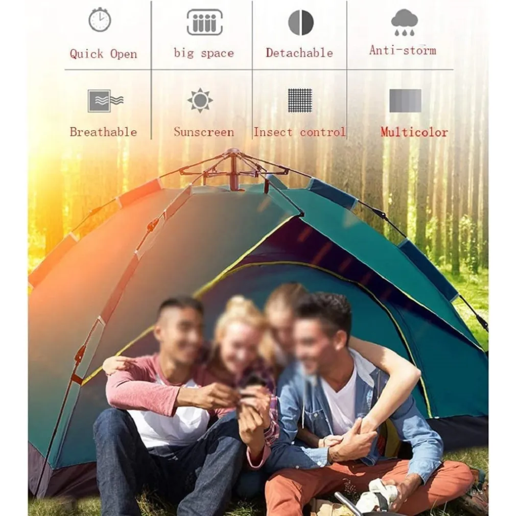 TENDA A CUPOLA DA SOLE CAMPEGGIO AUTOMATICA IMPERMEABILE DA ESTERNO SPIAGGIA