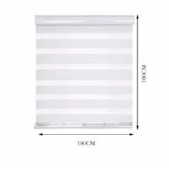 TENDA A RULLO DOPPIO OSCURANTE INTERNI SENZA FORATURA AVVOLGIBILE FINESTRE PORTE