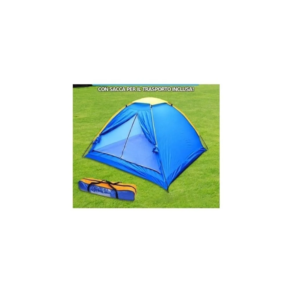 TENDA CANADESE 8 PERSONE 2.5X2.5X1.5M DA CAMPEGGIO IGLOO CON ZANZARIERA E SACCA