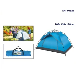 TENDA DA CAMPEGGIO IMPERMEABILE ESTERNO SPIAGGIA SOLE 200 X 150 X 120 CM 94929