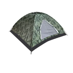 TENDA DA CAMPEGGIO MILITARE 2 POSTI CON RETE ANTI INSETTI 200X140X100 CM 4096182