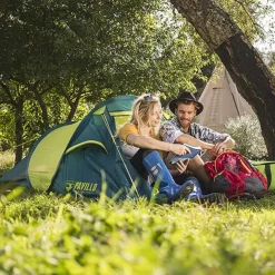 TENDA DA CAMPEGGIO POP-UP 2 PERSONE COOL QUICK 220X120X90CM 2 TASCHE BORSA 68097