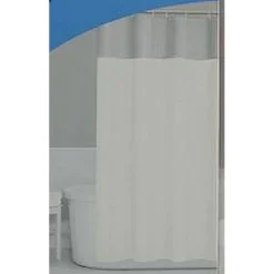 TENDA DA DOCCIA VASCA BAGNO PEVA CON 12 GANCI 180X200 CM TRASPARENTE BEIGE 69492