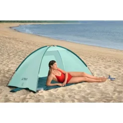 TENDA DA SPIAGGIA GROUND BEACH GIACCA A VENTO PER 2 PERSONE 220X120X95CM 68105