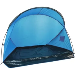TENDA DA SPIAGGIA PARAVENTO PARASOLE LEGGERA CON BORSA TRASPORTO 215X145X130CM 206405