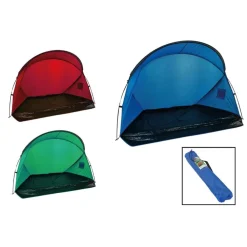TENDA DA SPIAGGIA PARAVENTO PARASOLE LEGGERA CON BORSA TRASPORTO 215X145X130CM 206405