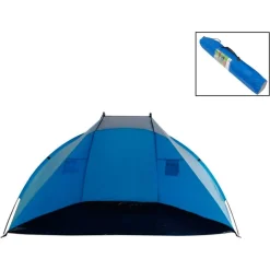 TENDA DA SPIAGGIA PIEGHEVOLE ULTRALEGGERA FACILE MONTARE CAMPEGGIO 240X120X120CM 206404