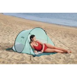 TENDA DA SPIAGGIA POP-UP BEACH QUICK 2 POSTI 220X120X90CM BORSA TRASPORTO 68107