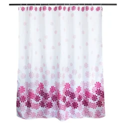 TENDA DOCCIA ANTIMUFFA FANTASIA IMPERMEABILE 180 X 180 CM CON ANELLI BAGNO