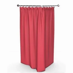 TENDA DOCCIA ANTIMUFFA IMPERMEABILE 180 X 200 CM CON ANELLI BAGNO ROSSA 69933