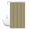 TENDA DOCCIA ANTIMUFFA IMPERMEABILE PEVA 240X200CM GANCI ANELLI BAGNO BEIGE 79715