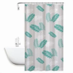 TENDA DOCCIA ANTIMUFFA IMPERMEABILE 240 X 200 CM CON ANELLI BAGNO PIUME 59518