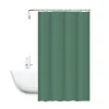 TENDA DOCCIA ANTIMUFFA IMPERMEABILE PEVA 240X200 CM CON ANELLI BAGNO VERDE 79713