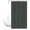 TENDA DOCCIA ANTIMUFFA IMPERMEABILE POLIESTERE 180X200CM GANCI BAGNO GRIGIA 79861