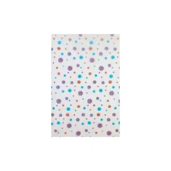 TENDA DOCCIA IN VINILE CON GANCI IMPERMEABILE 180 X 200 CM CON FIORI