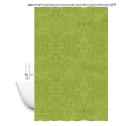 TENDA DOCCIA VASCA ANTIMUFFA IMPERMEABILE VERDE 2D 180 X 220 CM CON ANELLI 52131