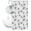 TENDA DOCCIA VASCA BAGNO 180 X 200 CM IN PEVA FANTASIA FOGLIE IMPERMEABILE 59807