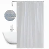 TENDA DOCCIA VASCA DA BAGNO EFFETTO CIELO STELLATO CON 12 GANCI 180X180 CM 87185