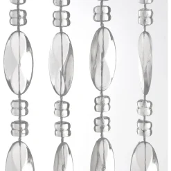 TENDA MOSCHIERA ANTIMOSCHE CON FILI PERLINE TRASPARENTE IN PVC 120X230CM TPL46 017340