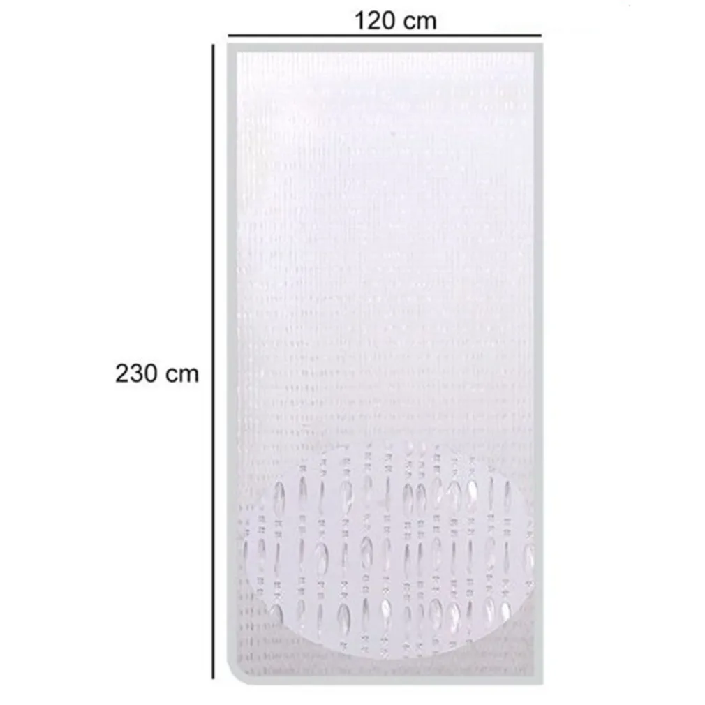 TENDA MOSCHIERA ANTIMOSCHE CON FILI PERLINE TRASPARENTE IN PVC 120X230CM TPL46 017340
