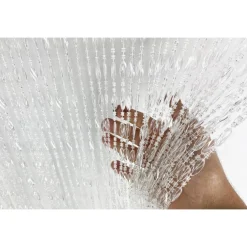 TENDA MOSCHIERA ANTIMOSCHE CON FILI PERLINE TRASPARENTE IN PVC 120X230CM TPL46 017340