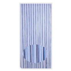 TENDA MOSCHIERA ANTIMOSCHE CON CORDE CORDONCINO BICOLORE BLU 120X230CM TPL87 017396