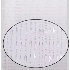 TENDA MOSCHIERA ANTIMOSCHE CON FILI PERLINE TRASPARENTE IN PVC 140X230CM TPL47 017341