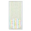 TENDA MOSCHIERA CON FILI PERLINE DECORO MULTICOLORE IN PVC 100X220CM TPL04 017336