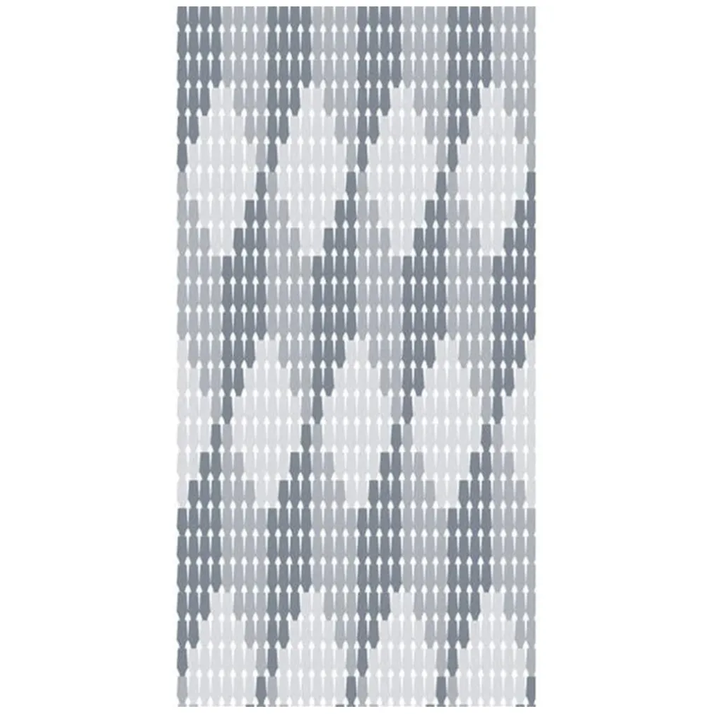 TENDA MOSCHIERA CON PIASTRINE BICOLORE BIANCO-GRIGIA IN PVC 120X230CM TPL71 017346