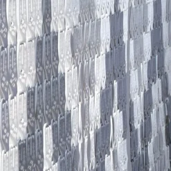 TENDA MOSCHIERA CON PIASTRINE BICOLORE BIANCO-GRIGIA IN PVC 100X220 CM TPL70 017390