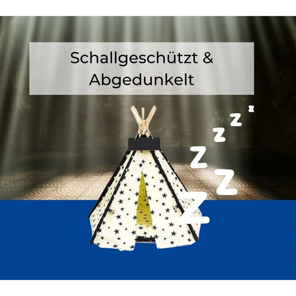 TENDA PER CANI GATTI ANIMALI DOMESTICI TEPEE CUSCINO CESTINO LAVABILE 50X50X70CM