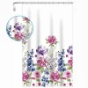 TENDA PER DOCCIA BAGNO STAMPA GARDEN FIORI FLOREALE 240X200CM CON 12 GANCI 87570