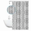TENDA PER DOCCIA VASCA DA BAGNO DESIGN A MANDALA 240X200 CM CON 12 ANELLI 87590
