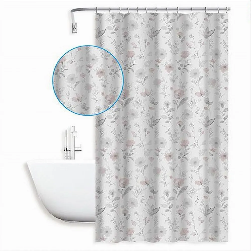 TENDA PER DOCCIA VASCA DA BAGNO DESIGN PRIMAVERILE 180X200CM CON 12 ANELLI 87595
