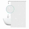 TENDA PER DOCCIA VASCA DA BAGNO GALASSIA BIANCA 180 X 200 CM CON 12 ANELLI 87585