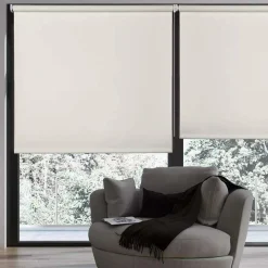 TENDA RULLO OSCURANTE 80X175CM BIANCO CON CATENINA TENDE PARASOLE FINESTRA CASA