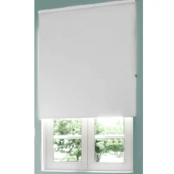 TENDA RULLO OSCURANTE 120X180CM BIANCO CON CATENINA TENDE PARASOLE FINESTRA CASA