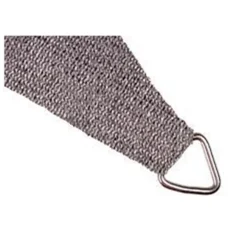 TENDA VELA OMBREGGIANTE PARASOLE DA ESTERNO TERRAZZE GIARDINO TRIANGOLARE 4 X 4 X 4 MT