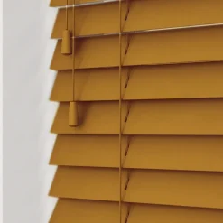 TENDA VENEZIANA DA INTERNO CASA SOLE EFFETTO LEGNO COLORE TEAK 100X160CM