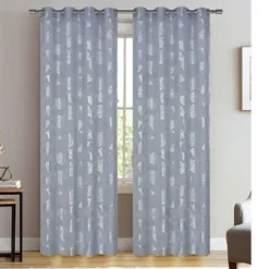 TENDA ZABTY CUORI PANNELLO SINGOLO 8 BORCHIE PORTA FINESTRA BASTONE 140X280 CM