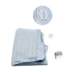 TENDA ZANZARIERA PER PORTE BALCONI INSETTI ZANZARE MAGNETICA GRIGIA 90 X 210 CM