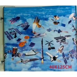 TENDINA PARASOLE A RULLO 40 X 125 CM TEMA SPAZIO PER AUTO FINESTRINI PARABREZZA